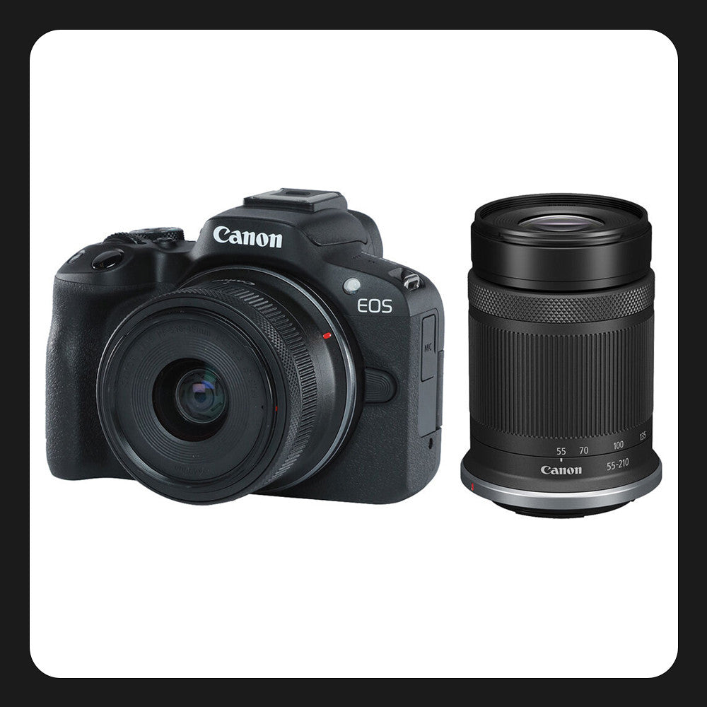 Canon EOS R50 con 18-45mm y 55-210mm Kit – LaFototienda.gt