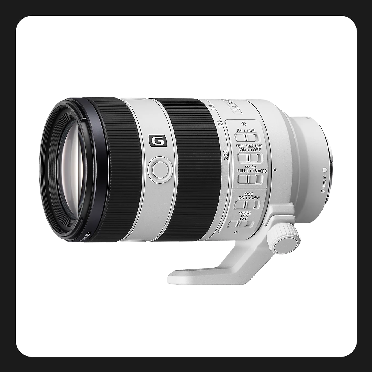 Lente Sony FE 70-200mm F/4 Macro G OSS II - Full Frame Telefoto