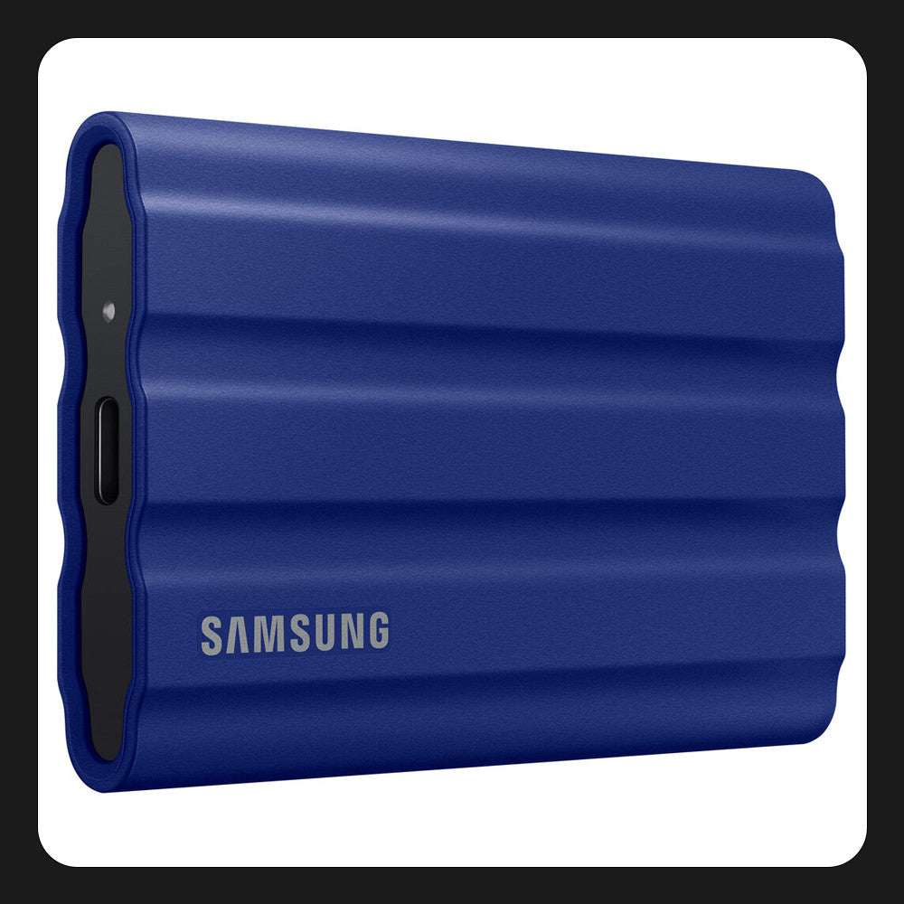 Samsung 2TB T7 Shield Portable SSD (Blue) – LaFototienda.gt