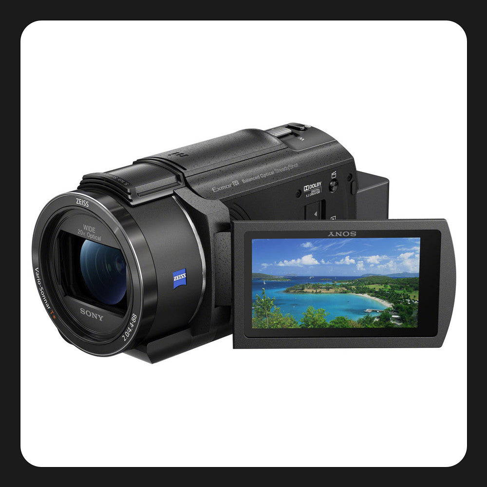 Sony FDR-AX43 Handycam - Videocámara 4K Gimbal Integrado Zoom 20