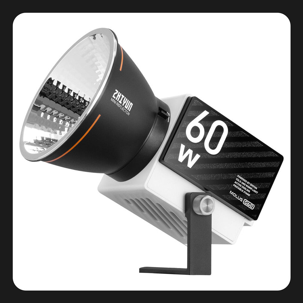 Zhiyun Mini reflector MOLUS G60 COB de 60W – LaFototienda.gt