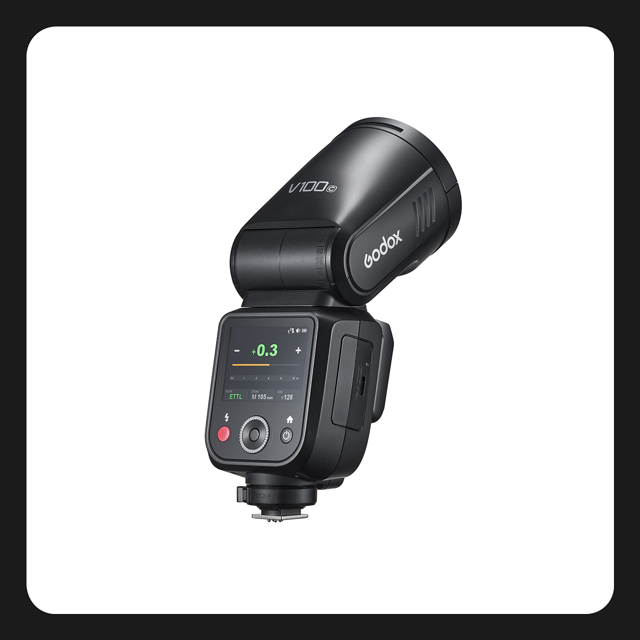 Flash GODOX V100 para CANON