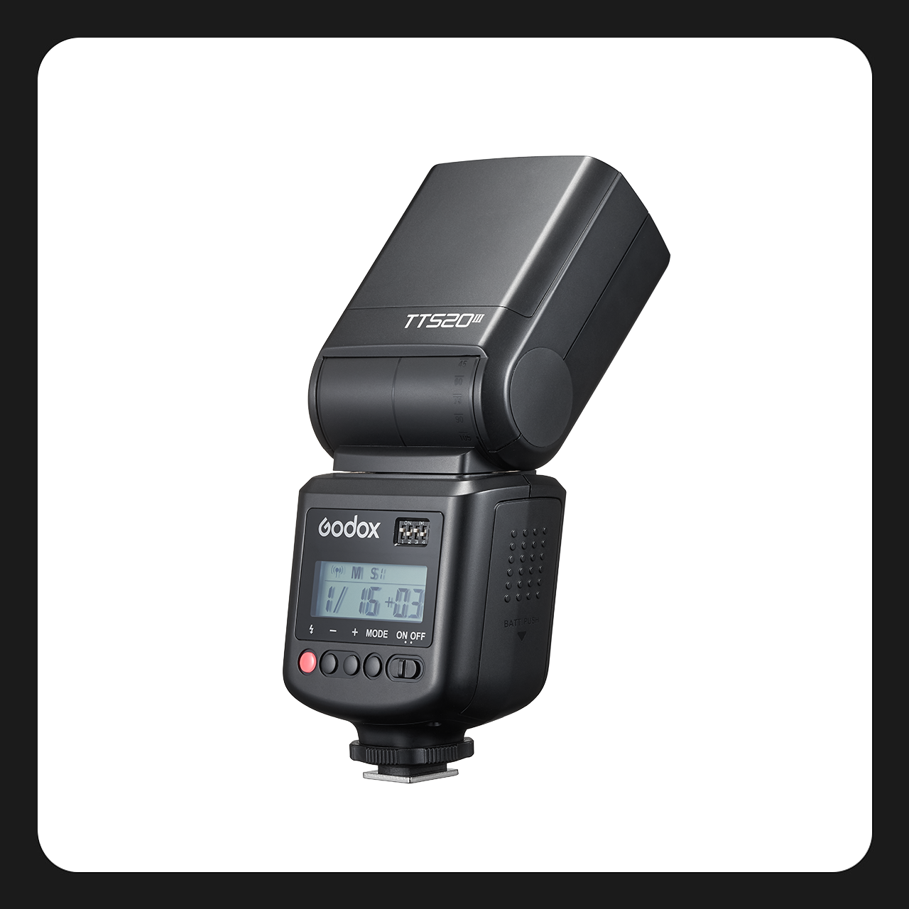 Flash GODOX TT520III universal con transmisor