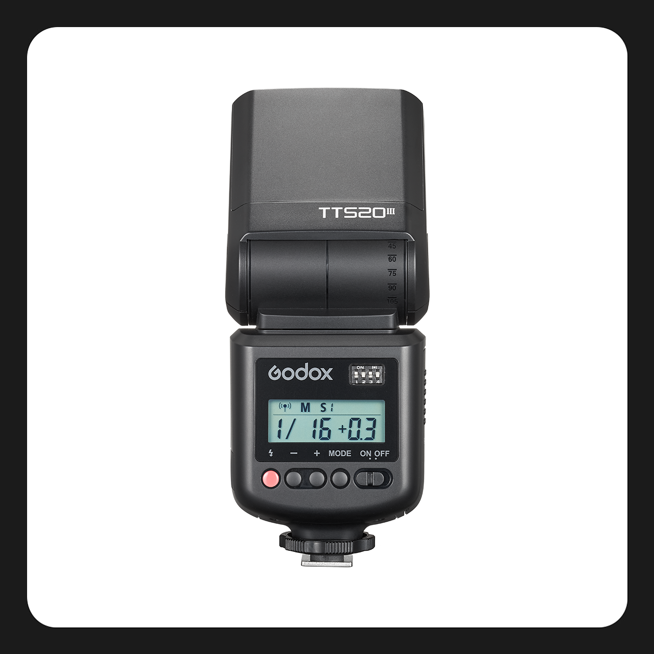 Flash GODOX TT520III universal con transmisor