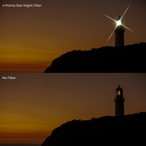 Filtro de estrella variable de 4 a 8 puntos K&F Concept Nano-C Series (58 mm)