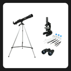 Kit Celestron (Telescopio, Binocular y Microscopio)