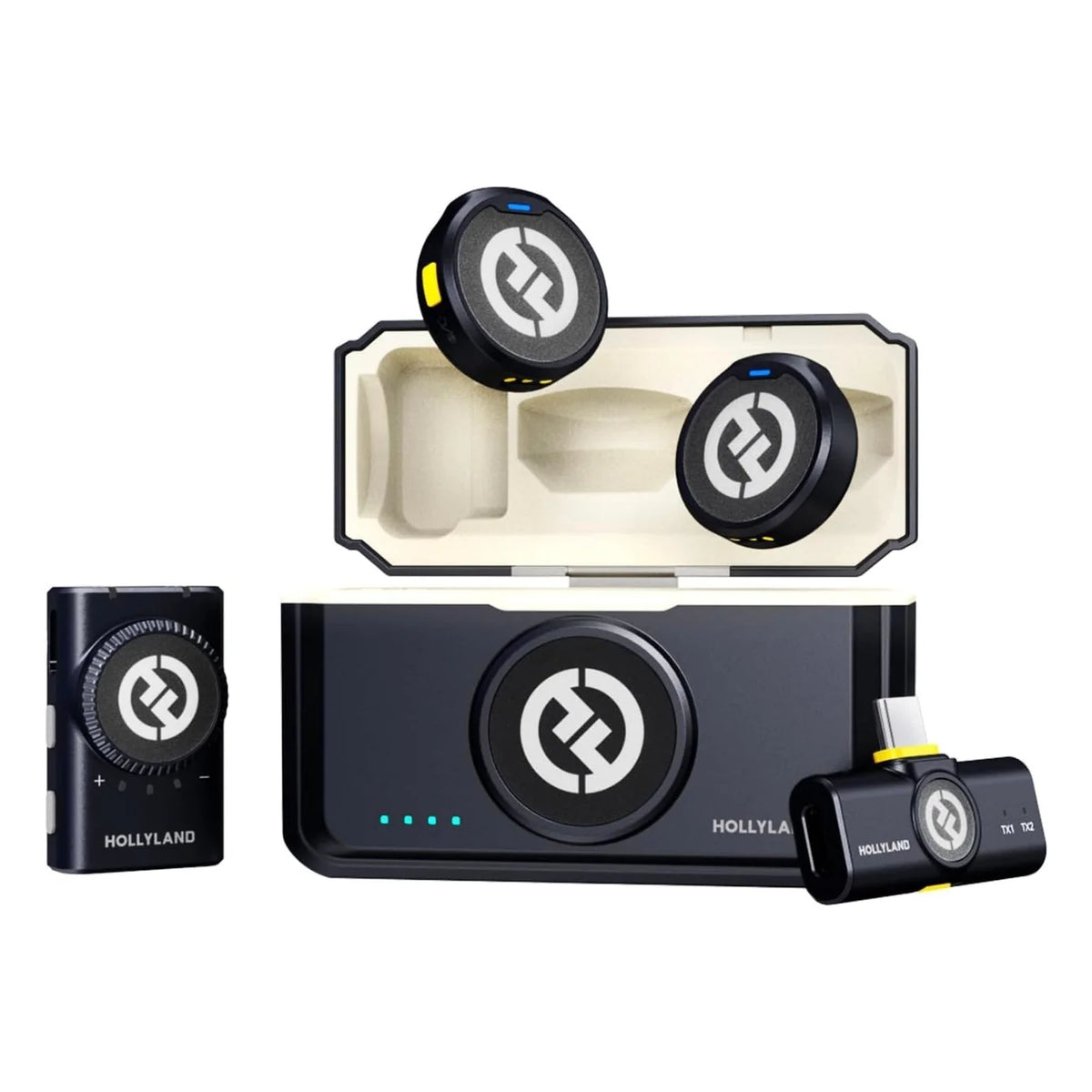Hollyland Lark M2 DUO Kit Inalámbrico 2 Personas (2.4 GHz)