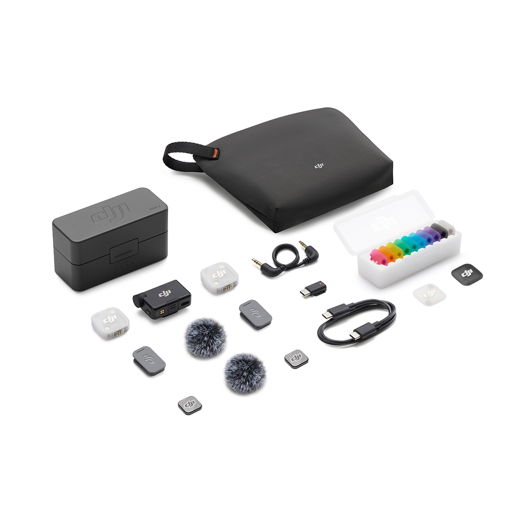 DJI Mic Mini 2 (2 TX + 1 RX + Estuche de Carga)
