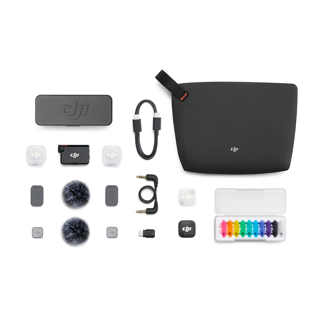 DJI Mic Mini 2 (2 TX + 1 RX + Estuche de Carga)