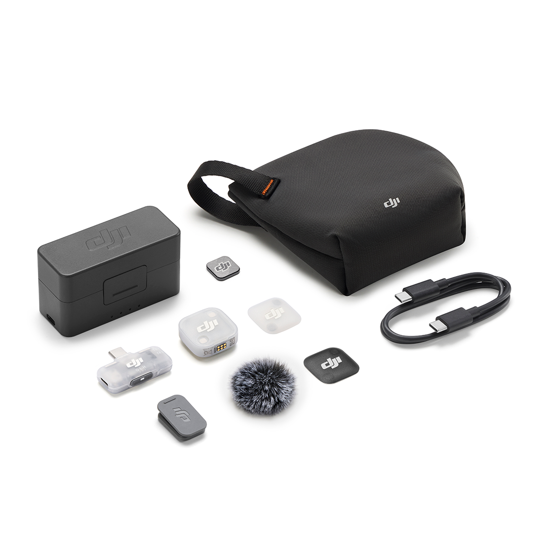 DJI Mic Mini 2 (1 TX + 1 Mobile RX + Estuche de Carga)