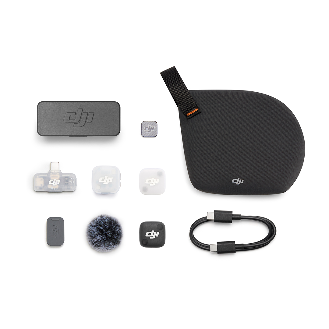 DJI Mic Mini 2 (1 TX + 1 Mobile RX + Estuche de Carga)