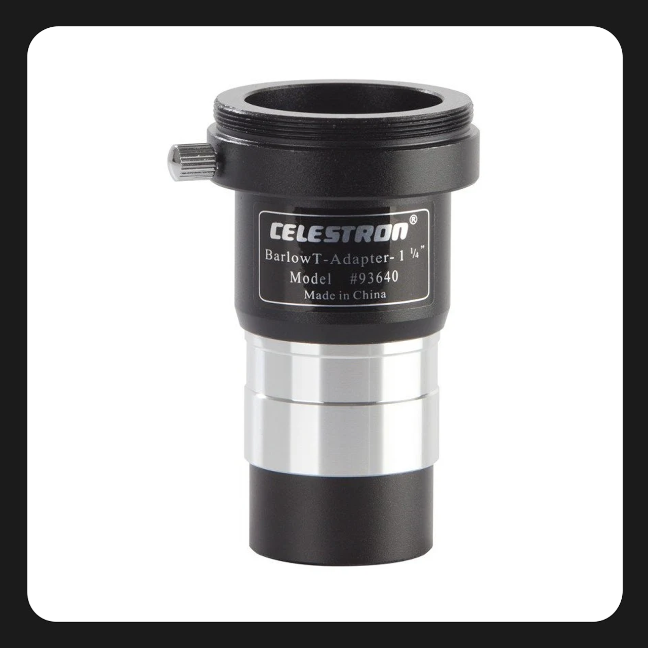 Adaptador Barlow Universal con Adaptador T de 1.25"