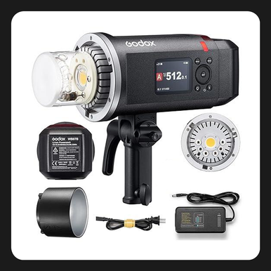 Flash GODOX AD600BMII con montura Bowens y bateria