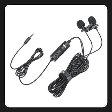 Boya BY-M1DM doble de solapa