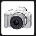 Canon EOS R50 con 18-45mm Color Blanco