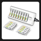 Kit de 16 baterias EBL 2800mAh con cargador