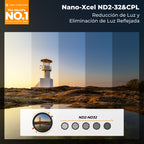 Filtro K&F Concept 67mm 2en1 CPL+VND2-32 HD Nano X Series