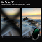 Filtro K&F Concept 67mm 2en1 CPL+VND2-32 HD Nano X Series