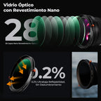 Filtro K&F Concept 67mm 2en1 CPL+VND2-32 HD Nano X Series