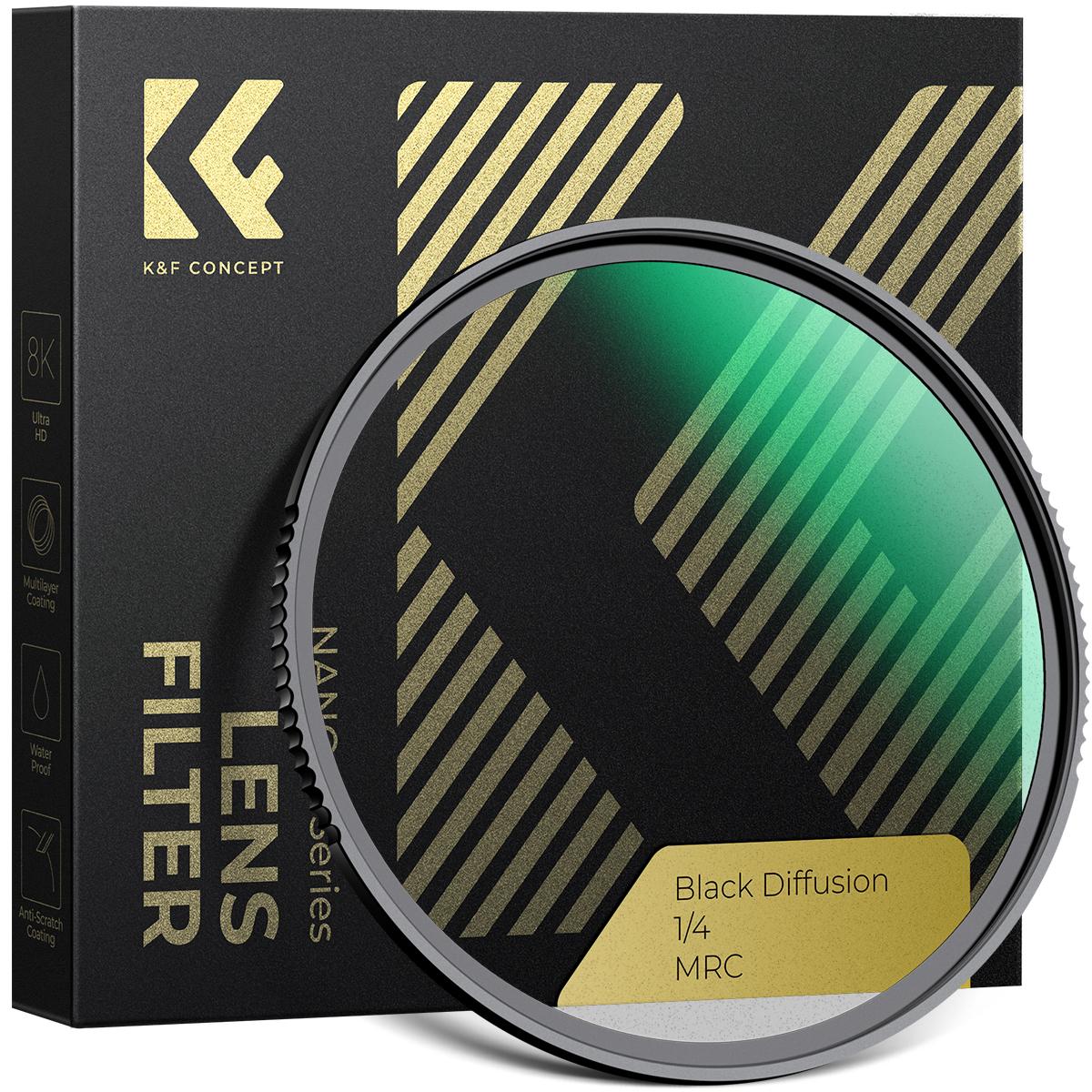 FILTRO KF CONCEPT 67MM Black Mist Filter 1/4, HD  28 layer Green Coatings (Nano-X Series)