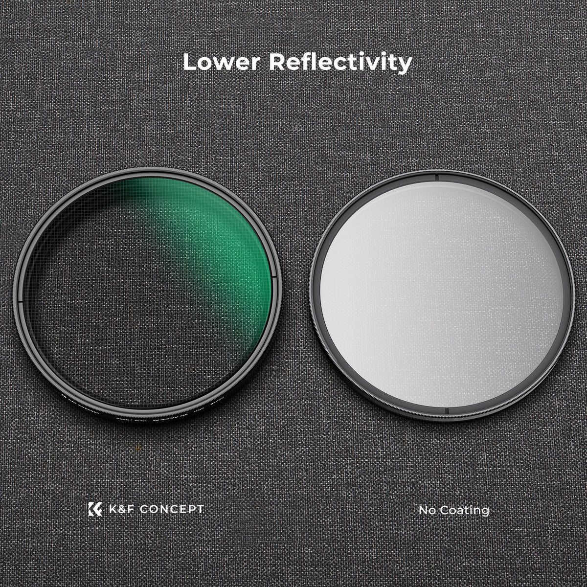 Filtro Estrella K&F Concept 49mm Variable 4-8 Puntas 18 Capas
