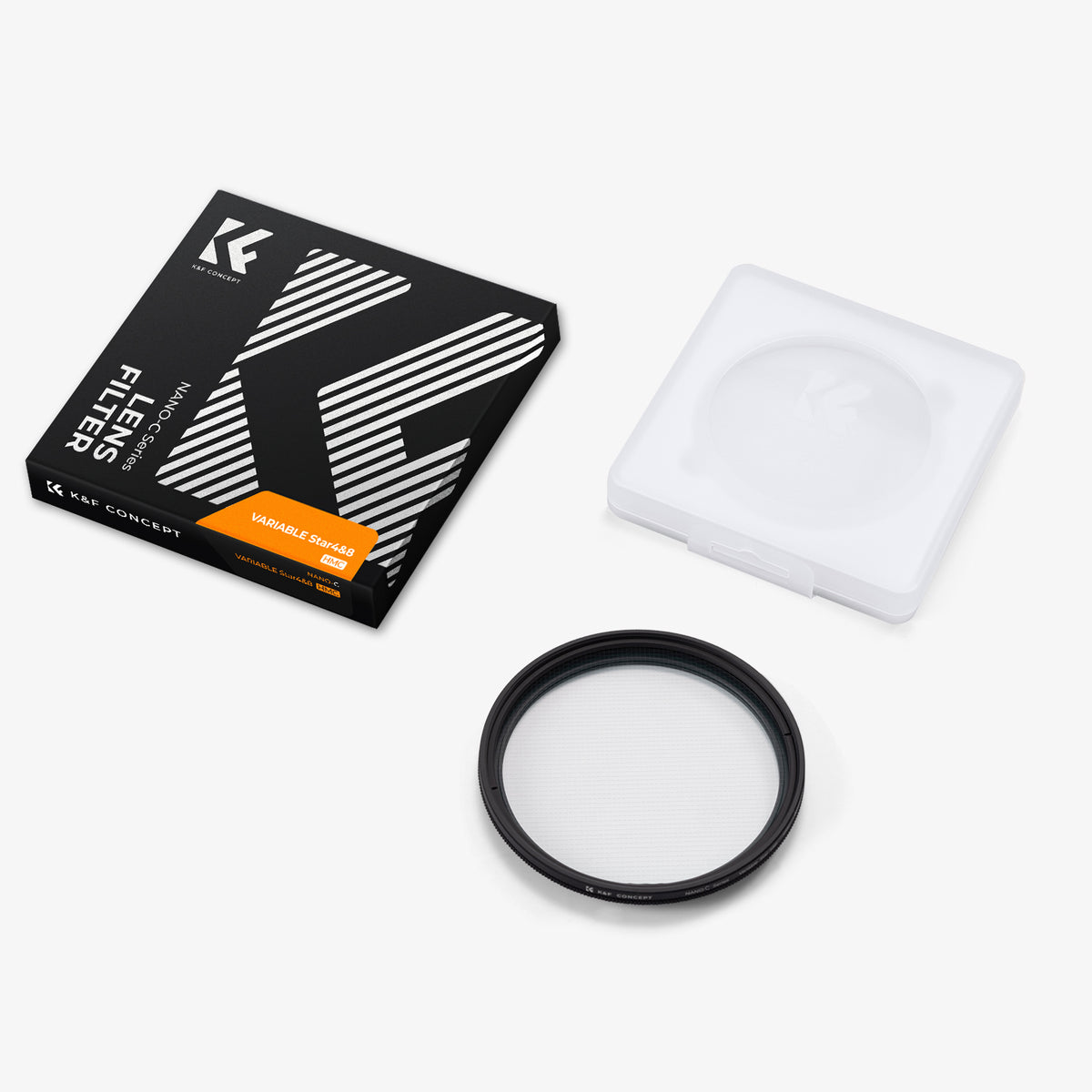 Filtro Estrella K&F Concept 49mm Variable 4-8 Puntas 18 Capas