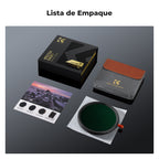 Filtro K&F Concept 67mm 3en1 CPL+VND2-32+Black Mist 1/4 Nano