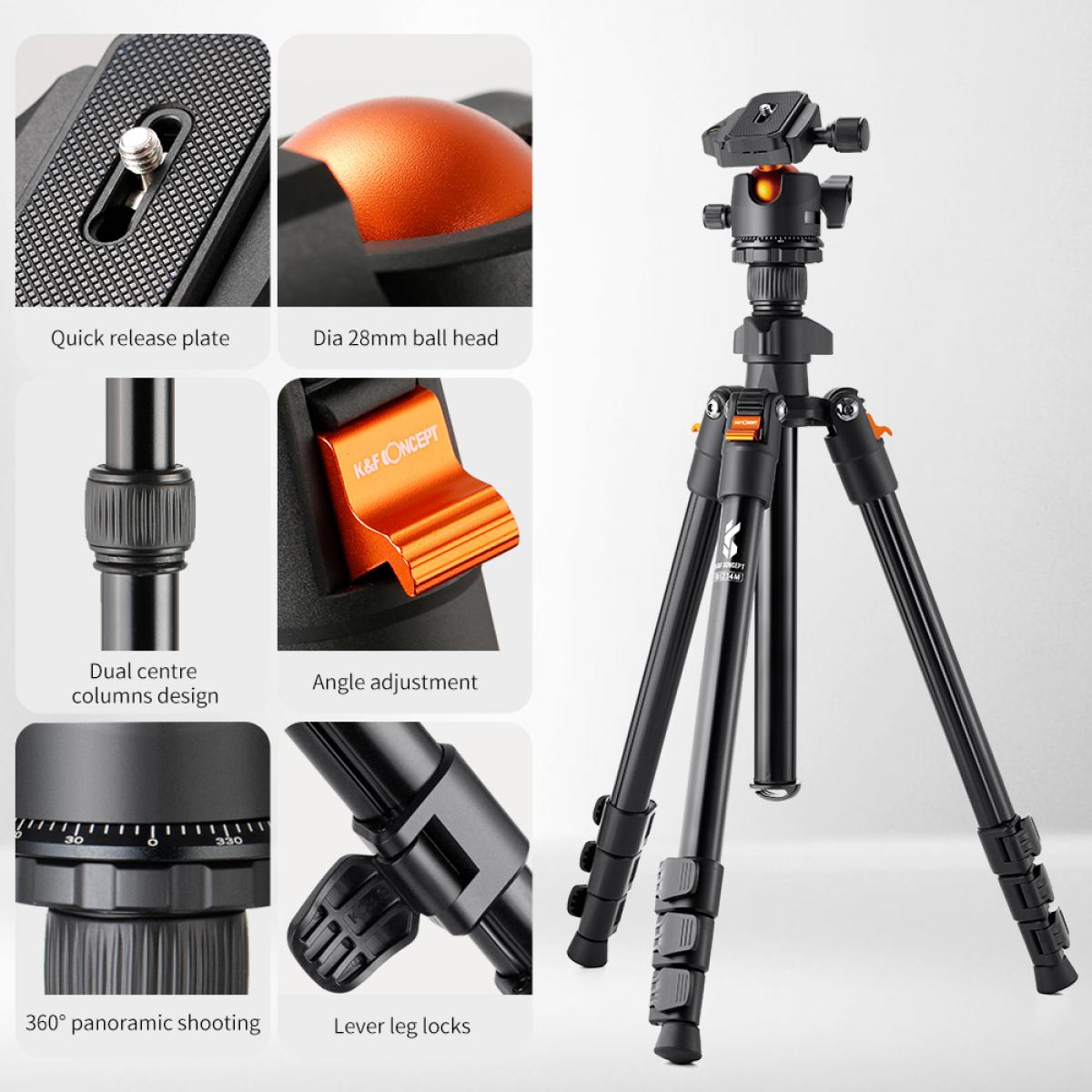 TRIPODE O234A1 CABEZAL BH-36 KF CONCEPT CON ADAPTADOR DE TELFONO