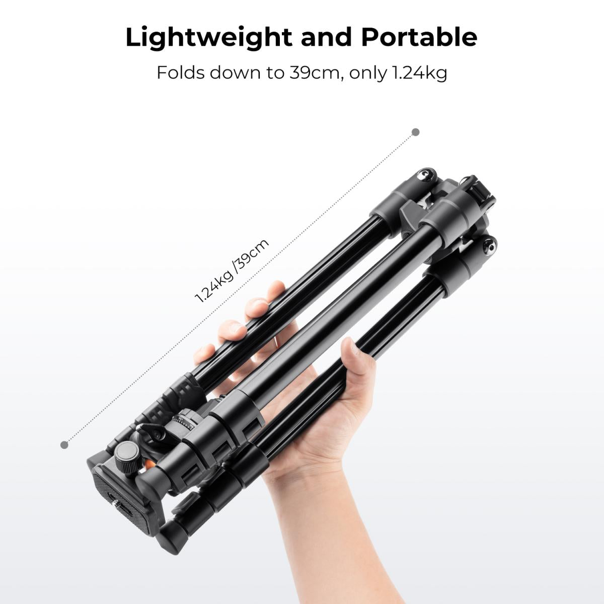 Tripode K234A0+ cabezal BH-28L KF CONCEPT con adaptador de teléfono