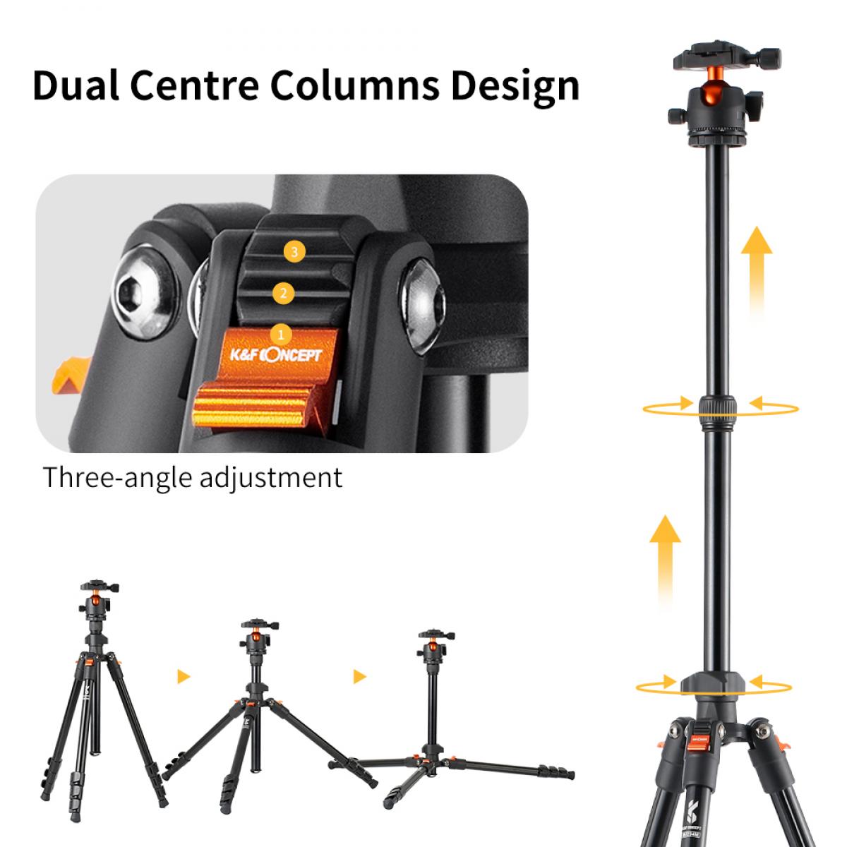 TRIPODE O234A1 CABEZAL BH-36 KF CONCEPT CON ADAPTADOR DE TELFONO