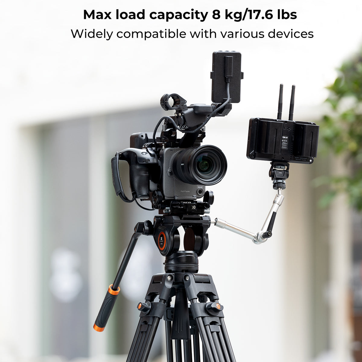 Trípode de Video K&F Concept VA18+VH081 (Basic Model)