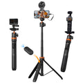 Palo Selfie Trípode K&F Concept MS04 159cm Negro