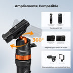 Palo Selfie Trípode K&F Concept MS04 159cm Negro