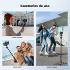 Palo Selfie Trípode K&F Concept MS04 159cm Negro
