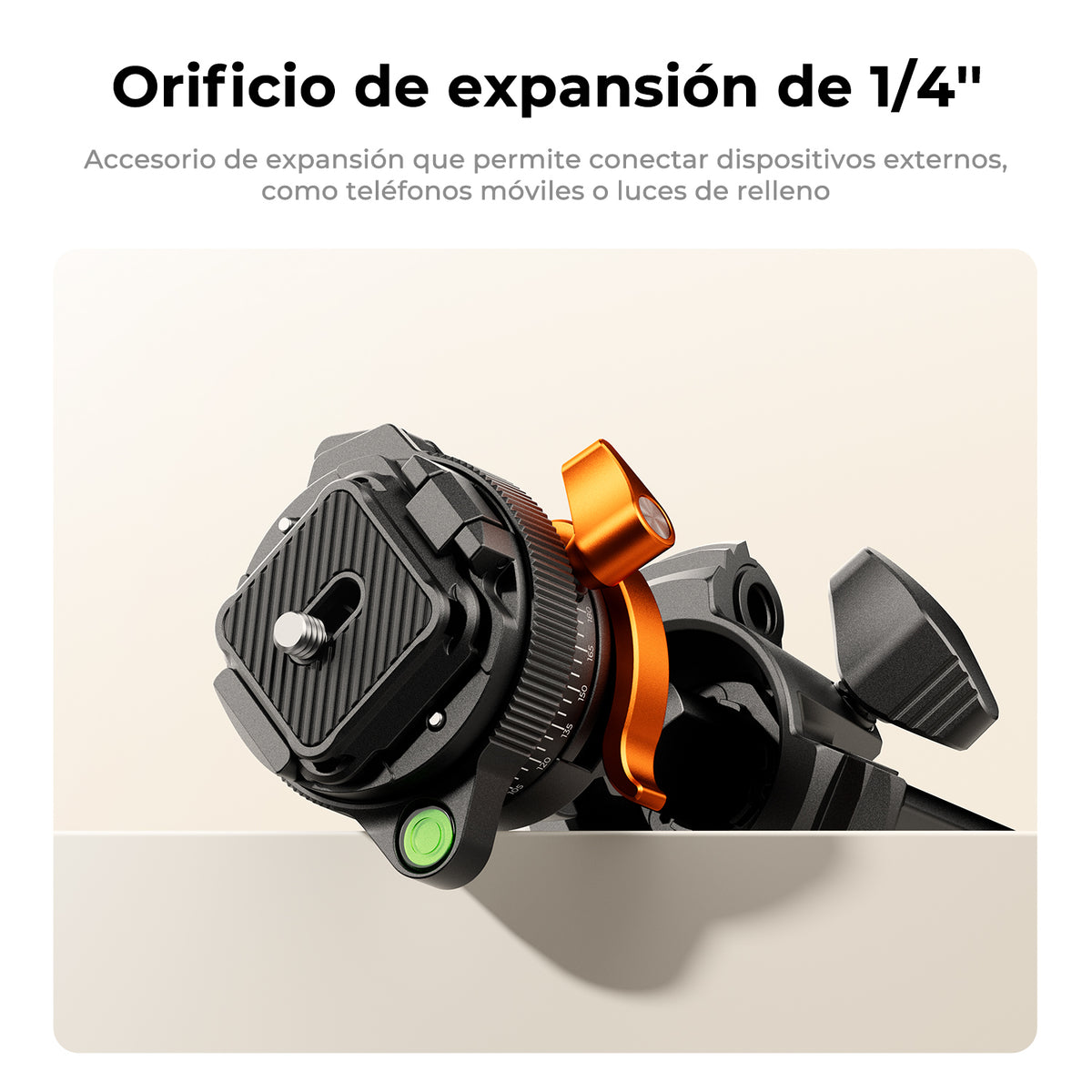 Trípode K&F Concept Fibra de Carbono con Rótula Arca-Swiss
