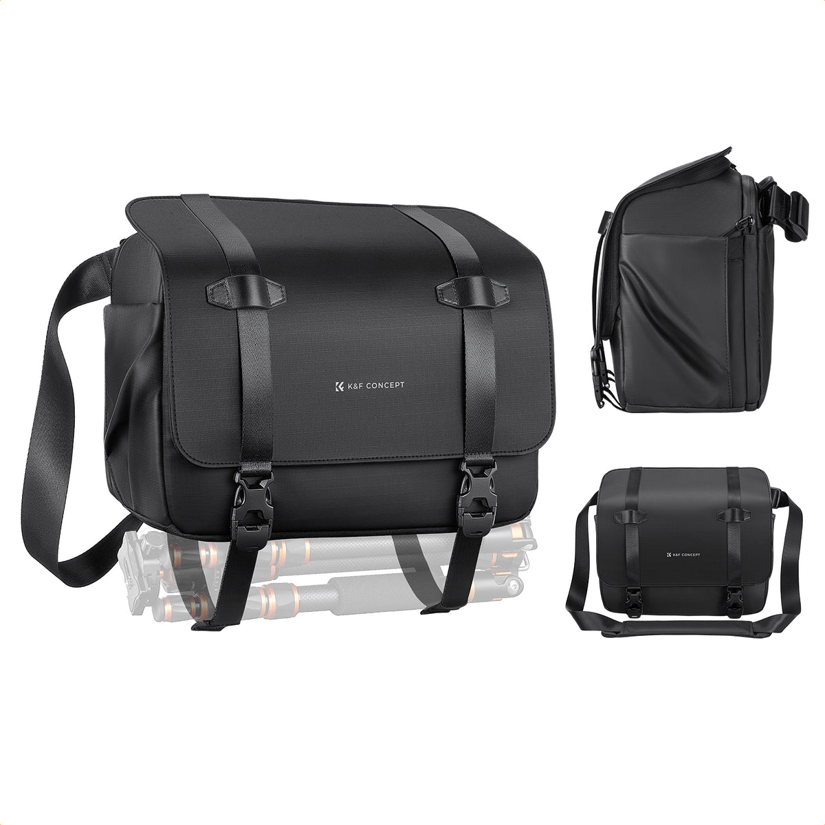 Maletín Sling K&F Concept Urban Wander 10 10L Negro