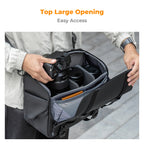 Maletín Sling K&F Concept Urban Wander 10 10L Negro