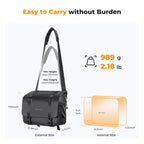 Maletín Sling K&F Concept Urban Wander 10 10L Negro