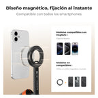 Mini Trípode Selfie Magnético K&F Concept 71" con Bluetooth MS18 Negro