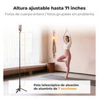 Mini Trípode Selfie Magnético K&F Concept 71" con Bluetooth MS18 Negro