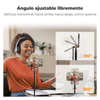 Mini Trípode Selfie Magnético K&F Concept 71" con Bluetooth MS18 Negro