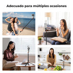 Mini Trípode Selfie Magnético K&F Concept 71" con Bluetooth MS18 Negro
