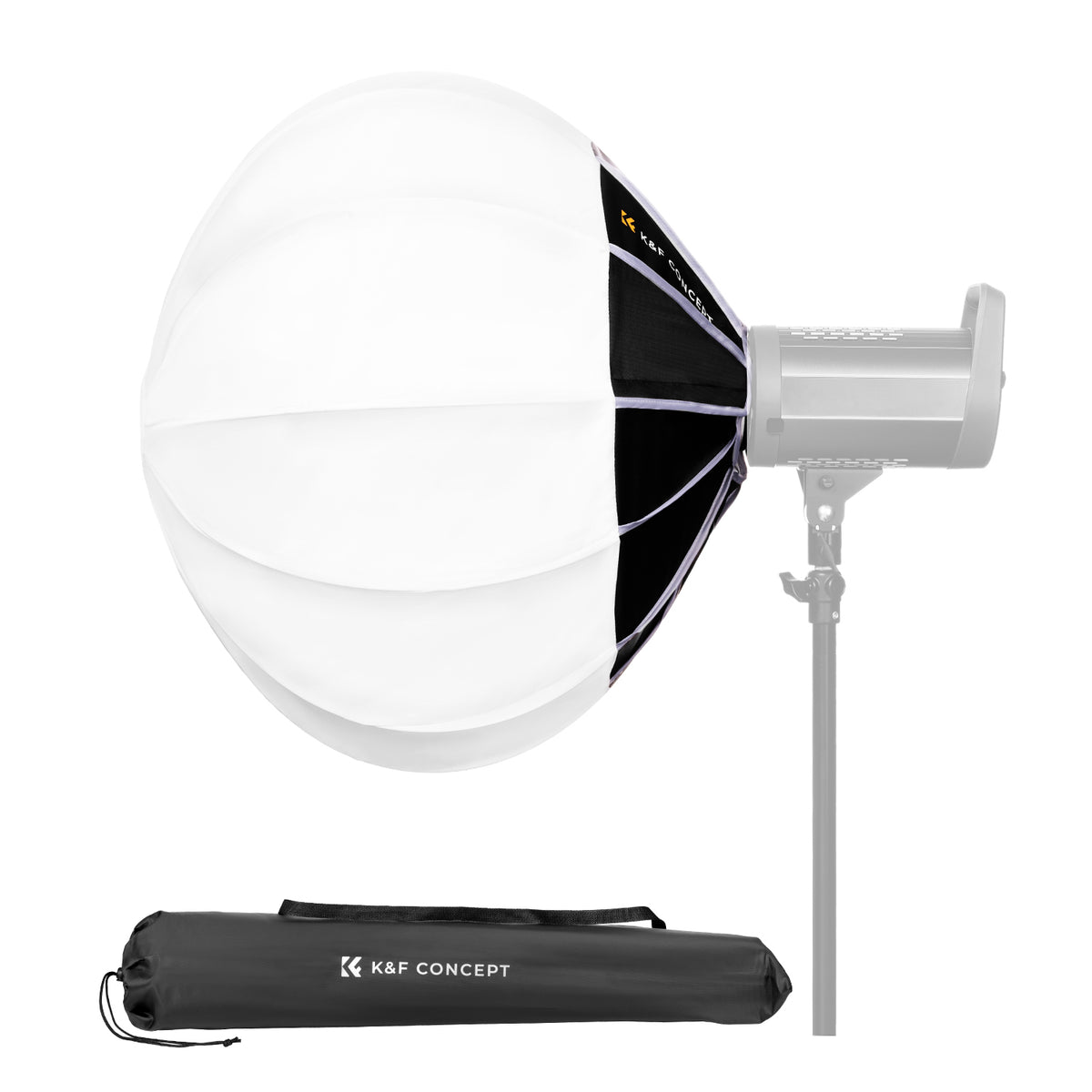 Softbox Linterna K&F Concept 65cm Bowens 360° Omnidireccional