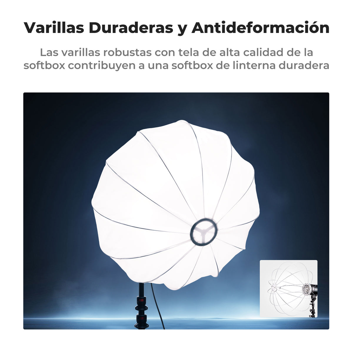 Softbox Linterna K&F Concept 65cm Bowens 360° Omnidireccional