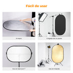 Reflector Ovalado 5 en 1 K&F Concept 100x150cm