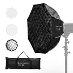 Softbox Octagonal K&F Concept 65cm Bowens con Malla y Difusor