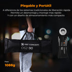 Softbox Octagonal K&F Concept 90cm Bowens con Malla y Difusor