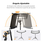 Reflector Curvo K&F Concept 4 en 1 en U 39"x17.7" con Stand 1.5m