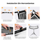 Reflector Curvo K&F Concept 4 en 1 en U 39"x17.7" con Stand 1.5m