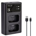 Cargador Doble K&F Concept para Batería Sony NP-FW50 USB-C